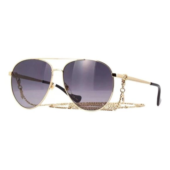 NEW GUCCI SUNGLASSES WITH GOLD CHAIN UNISEX GUCCI GG1088S 001 main image 4